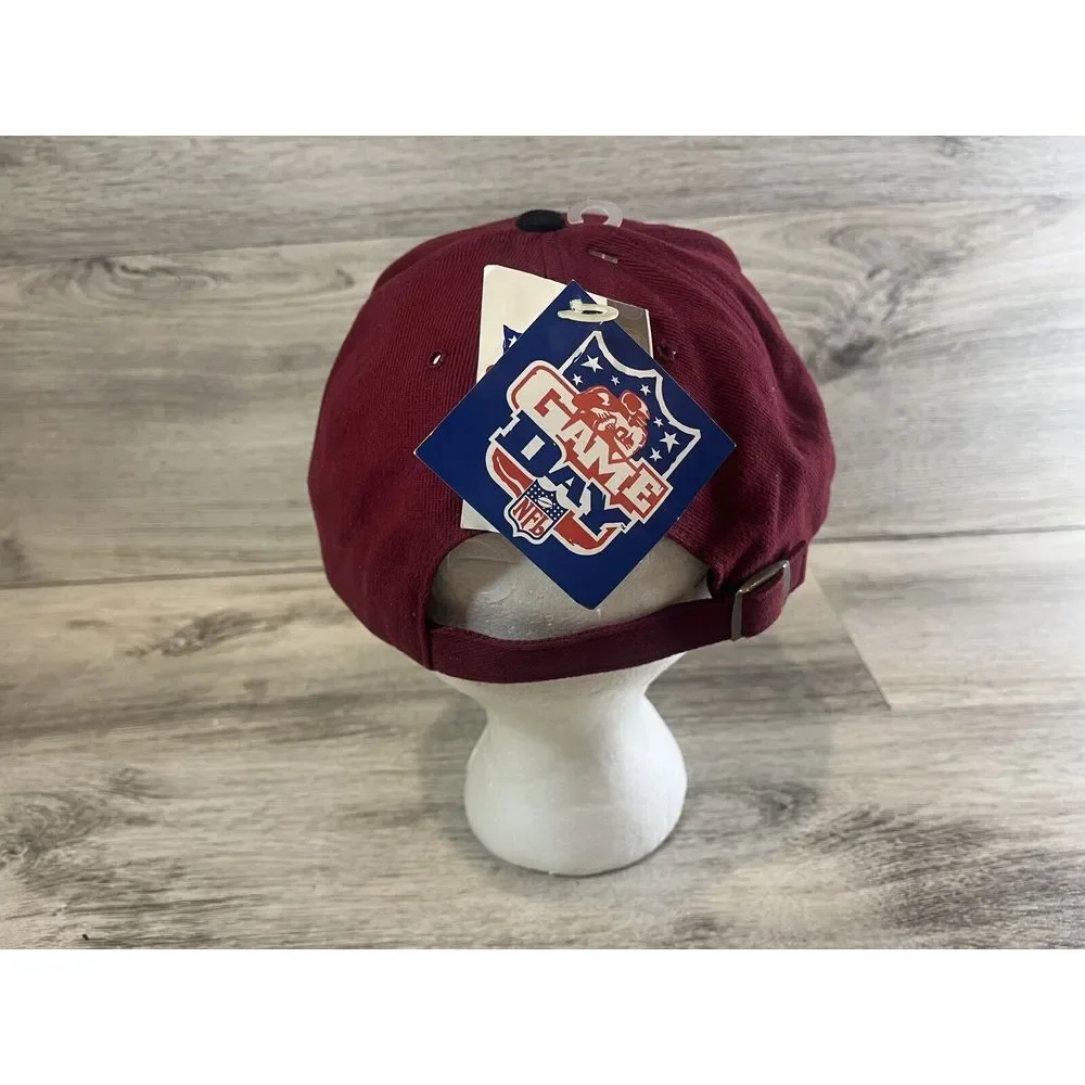 Vintage San Francisco 49ers Hat Cap Strapback NFL‎ Game Day NWT Block Logo Flaws